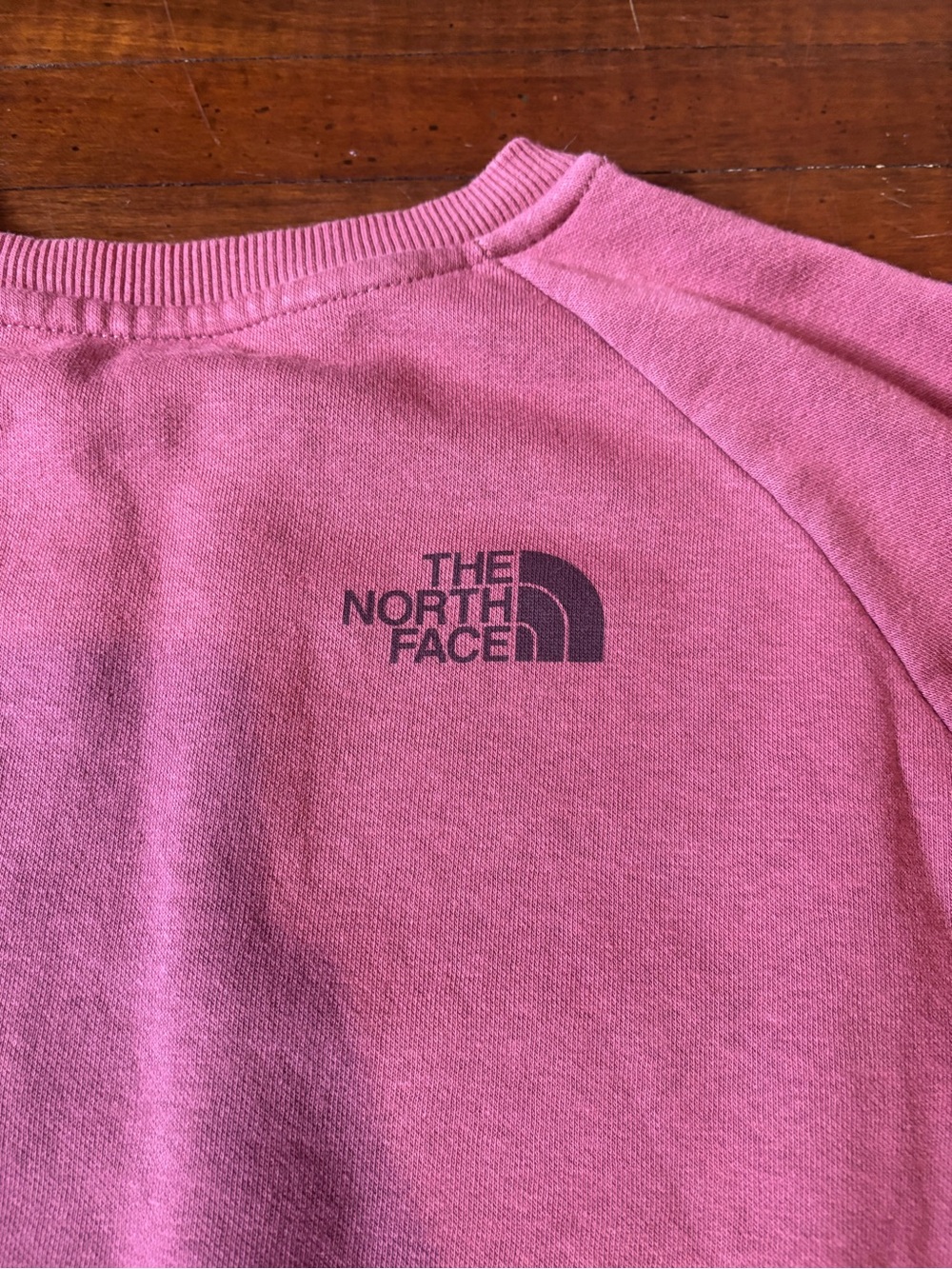 The North Face Women's Pink Crewneck Sweatshirt with Floral Logo - Picture 6 of 6